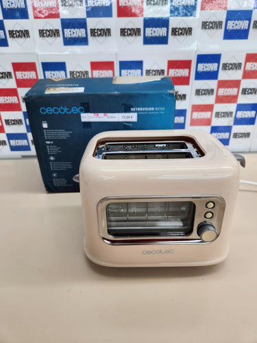 Tostadora 700W Vertical con 2 Ranuras Anchas Cecotec